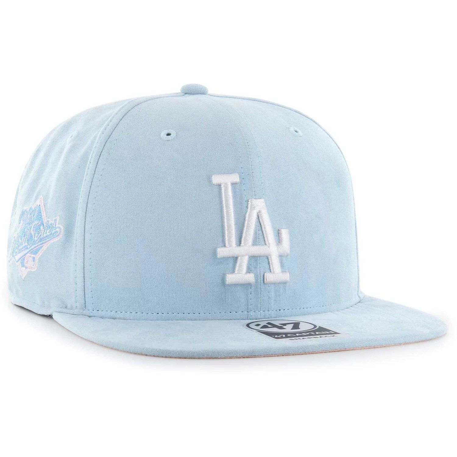 

Мужская голубая кепка Los Angeles Dodgers '47 из ультра-замши Captain Snapback