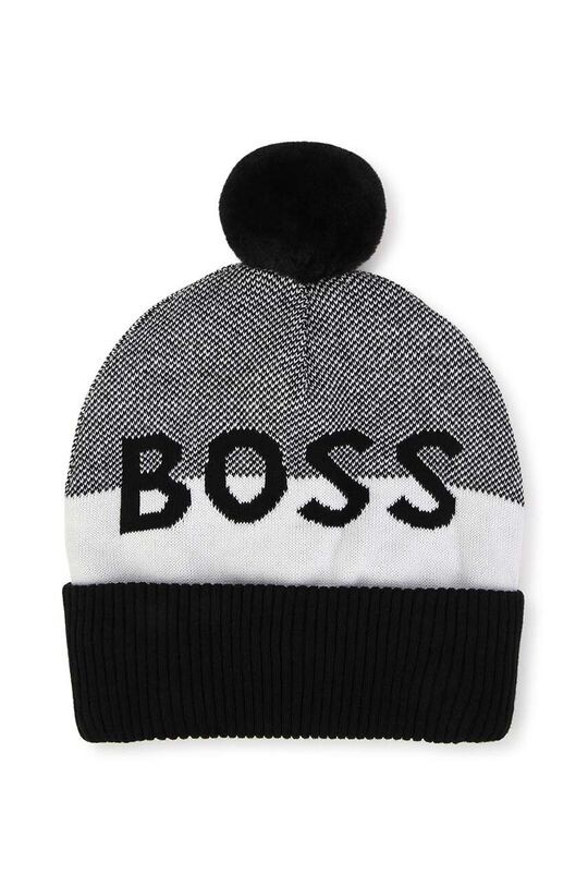 

BOSS детская шапка, черный