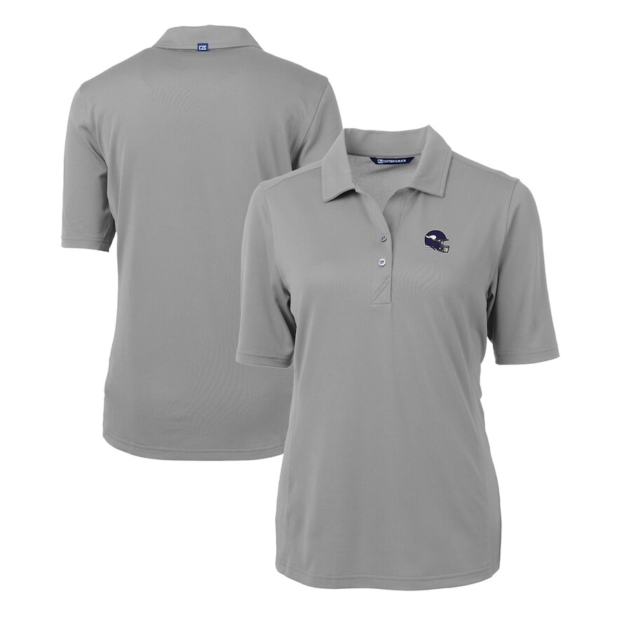 

Поло с длинным рукавом Cutter & Buck Minnesota Vikings, серый