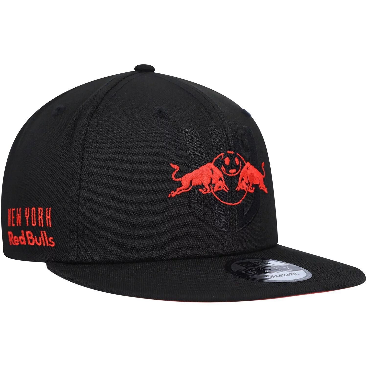 

Мужская черная кепка New Era New York Red Bulls Kick Off 9FIFTY Snapback