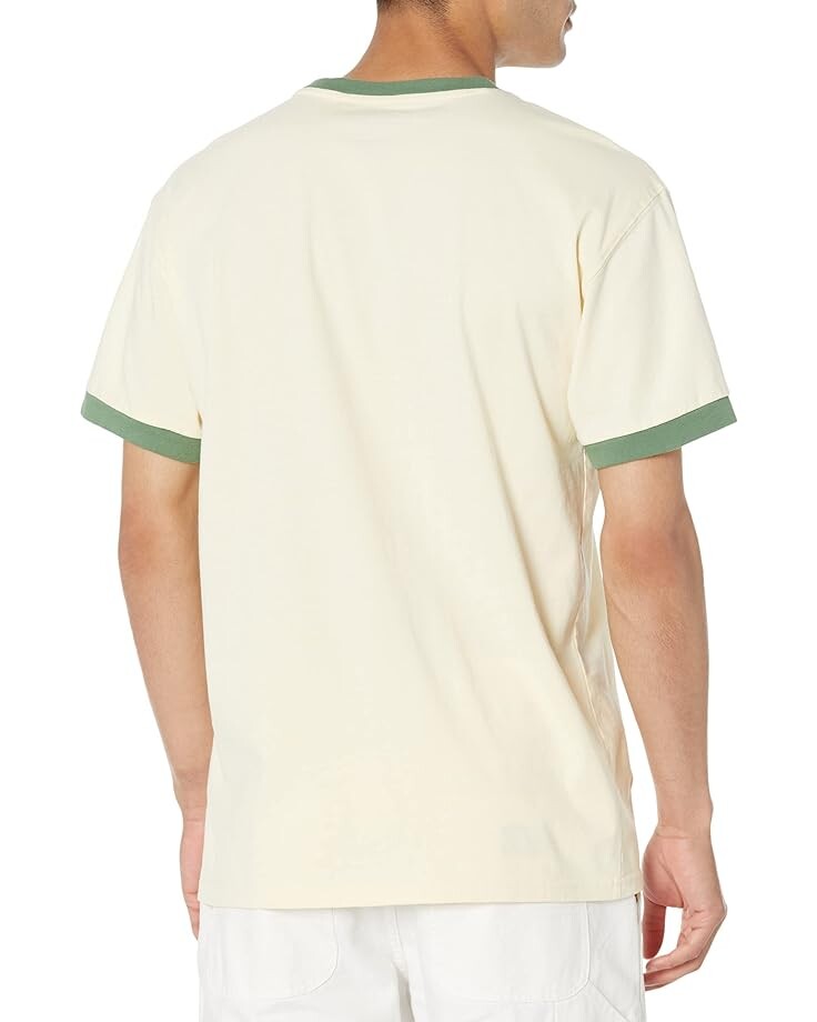 

Футболка Parks Project California Snapshot Ringer Tee, цвет Natural/Green