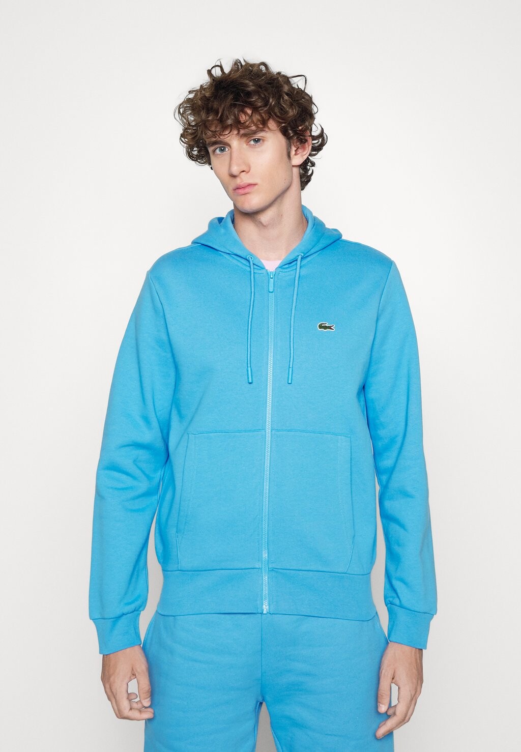 

Толстовка на молнии Lacoste, синий