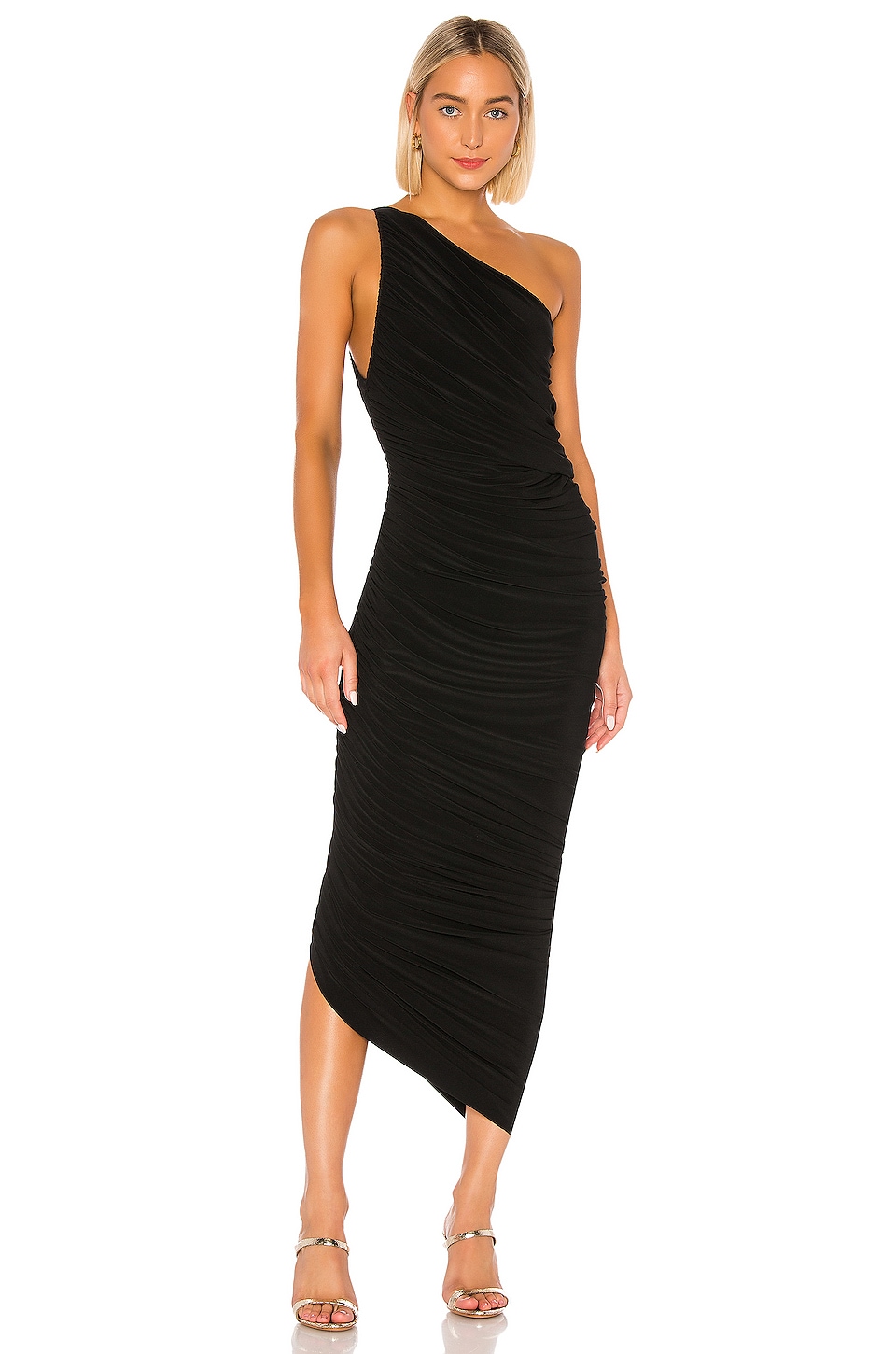 Платье Norma Kamali Diana Gown, черный