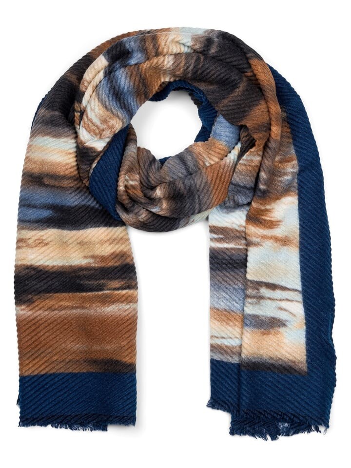 

Шарф styleBREAKER, цвет dunkelblau/braun/beige