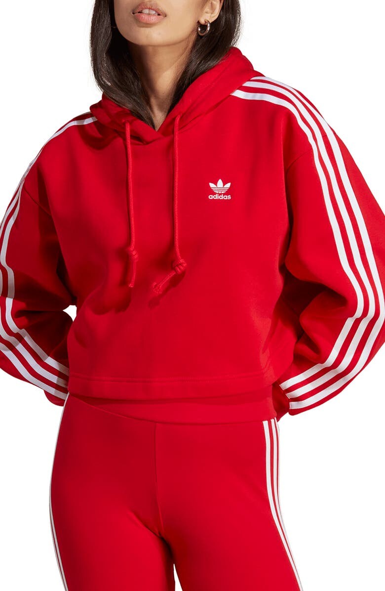 

Классическая укороченная толстовка с капюшоном ADIDAS ORIGINALS