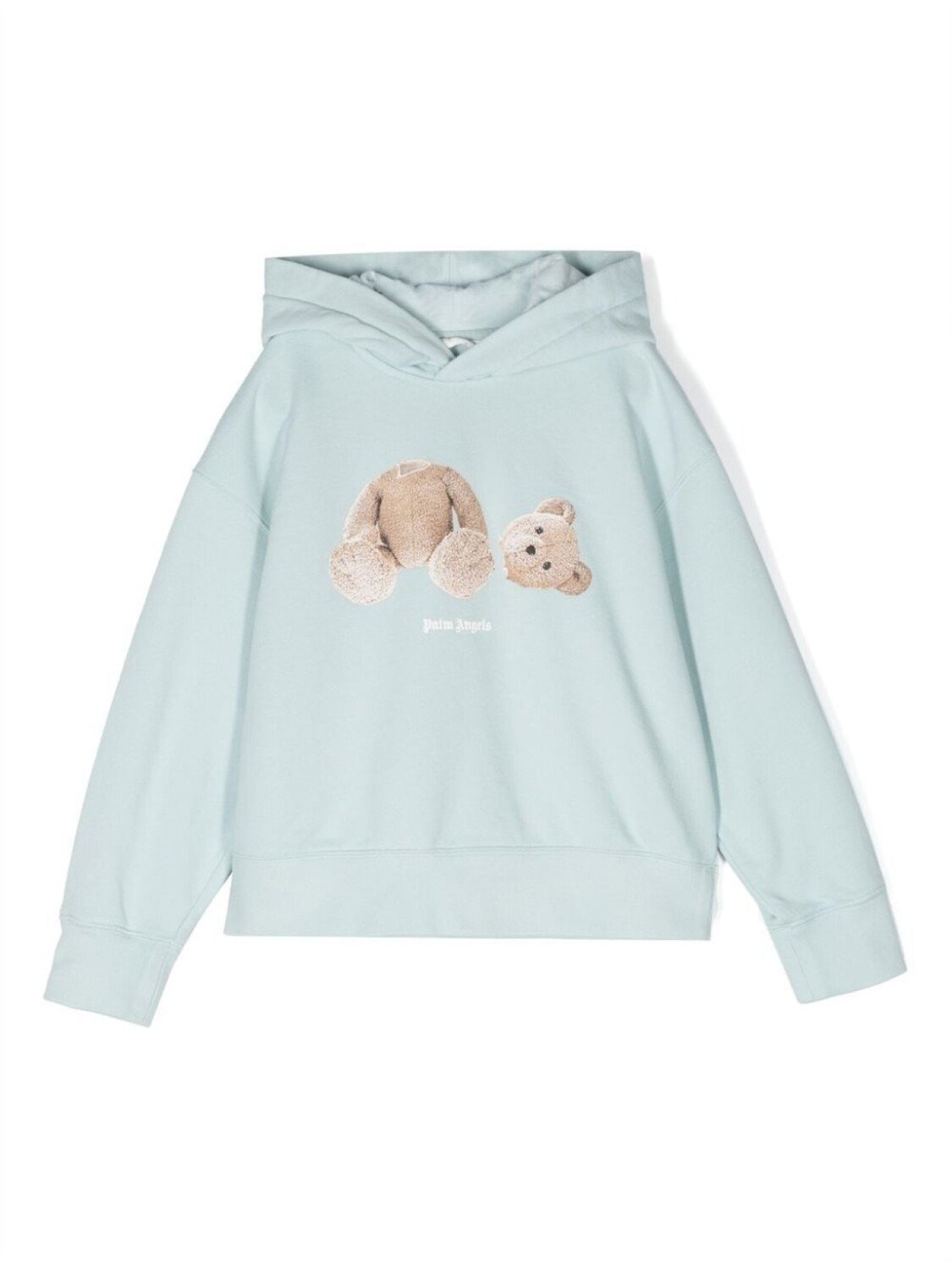 

Palm Angels Kids худи с принтом, синий