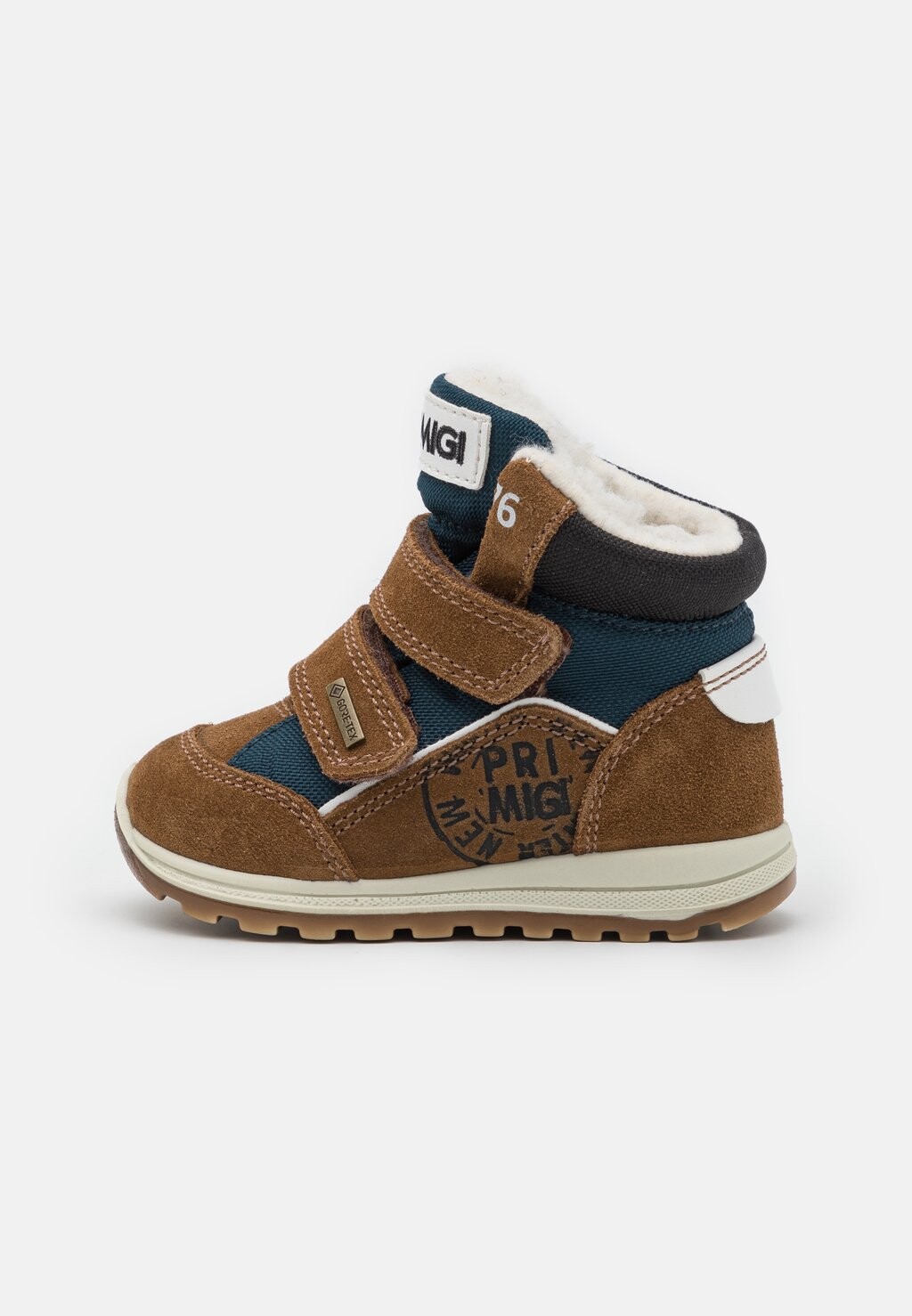 

Зимние ботинки Goretex Primigi, цвет cognac/dark blue