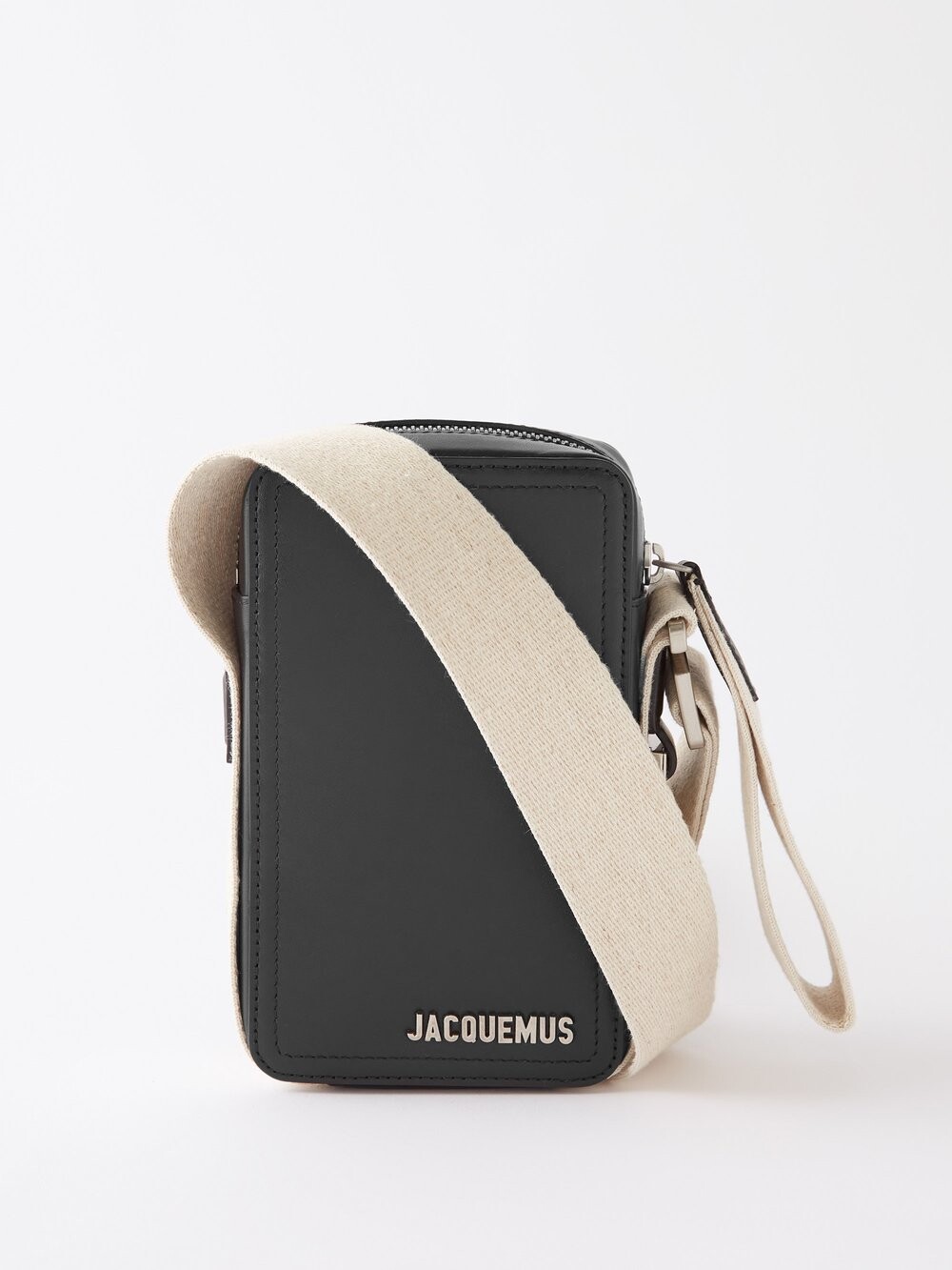 

Кожаная сумка через плечо cuerda Jacquemus, черный
