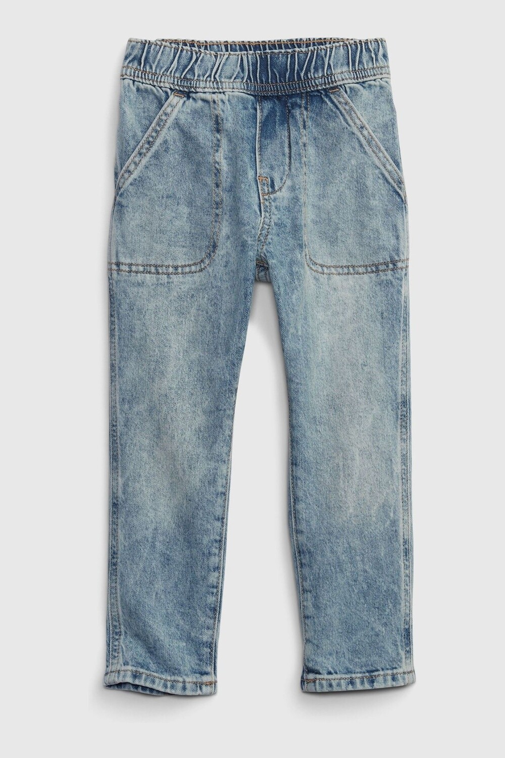 

Джинсы без застежек Gap, синий