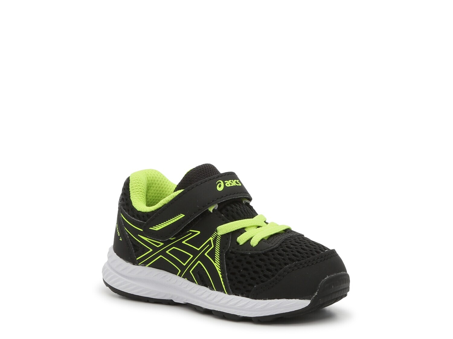 

Кроссовки Contend 7 — детские ASICS, черный/зеленый
