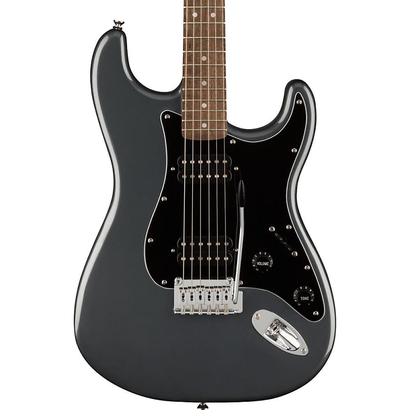 

Электрогитара Squier Affinity Series Stratocaster HH Laurel, Black Pickguard, Charcoal Frost Metallic