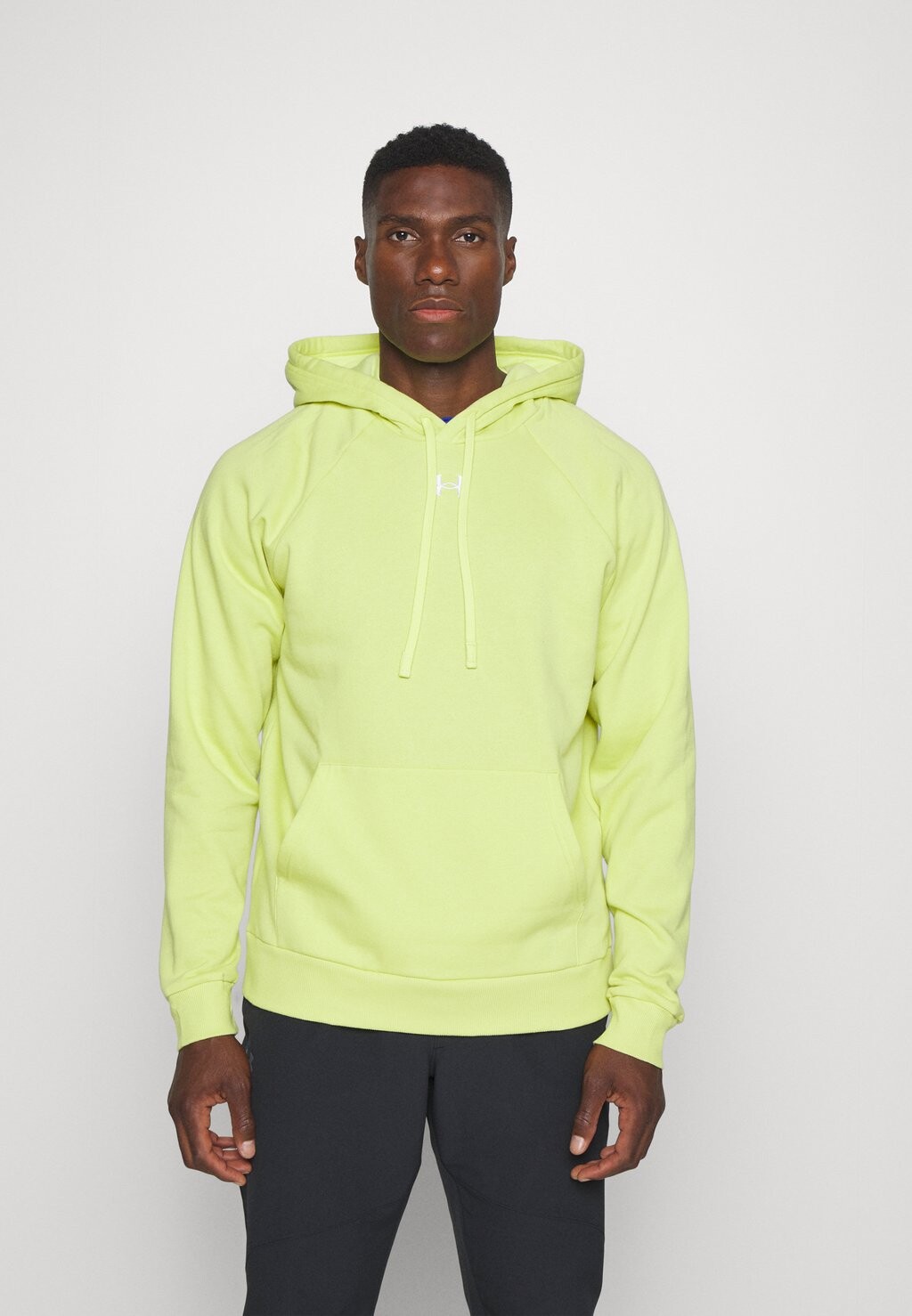 

Толстовка RIVAL HOODIE Under Armour, салатовый/белый