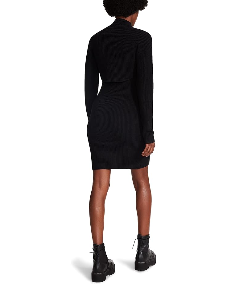 Платье Steve Madden Ivanna Sweater Set, черный