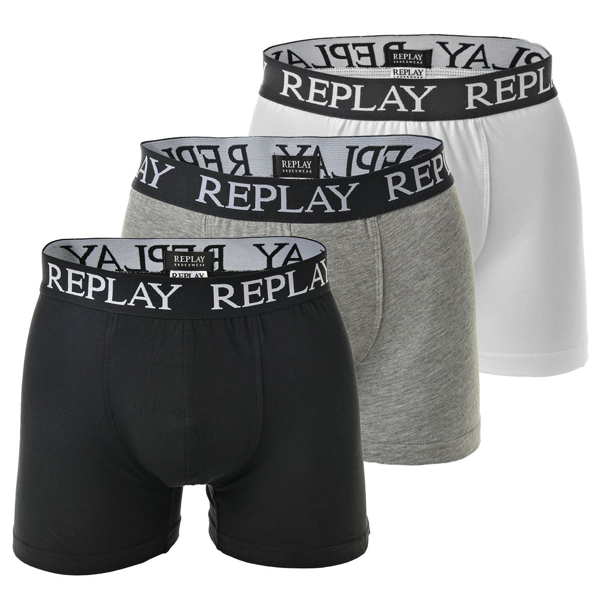 

Боксеры Replay Boxershort 3 шт, черный