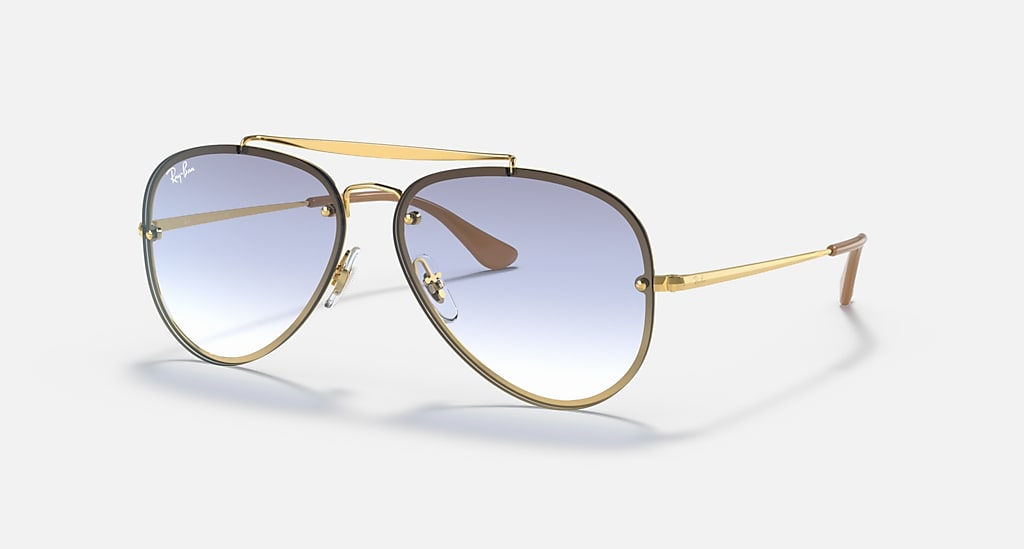 

Солнцезащитные очки Ray-Ban BLAZE AVIATOR, светло-синий градиент