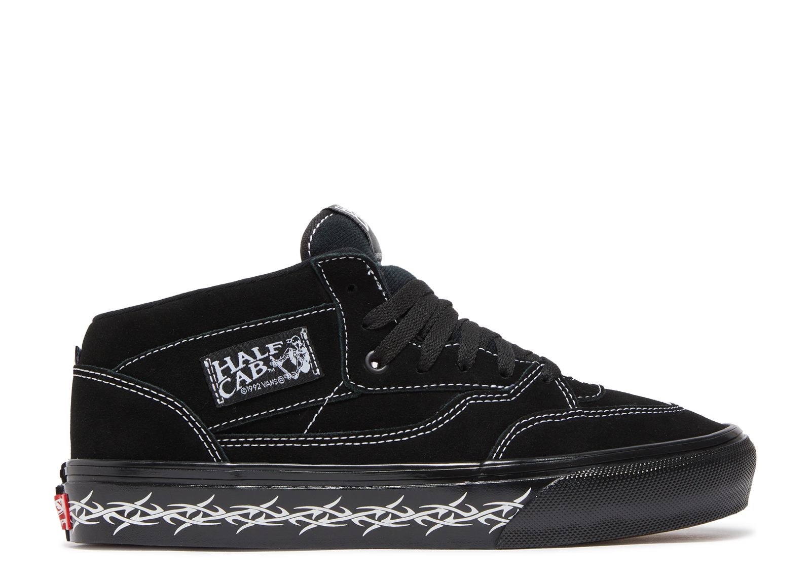 Кроссовки Vans Supreme X Half Cab 'Barbed Wire - Black', черный ce cog 4d barbed suture with l cannula 21g 100mm wire fact lift hilos tensores hskinlift pdo molding fishbone mono thread