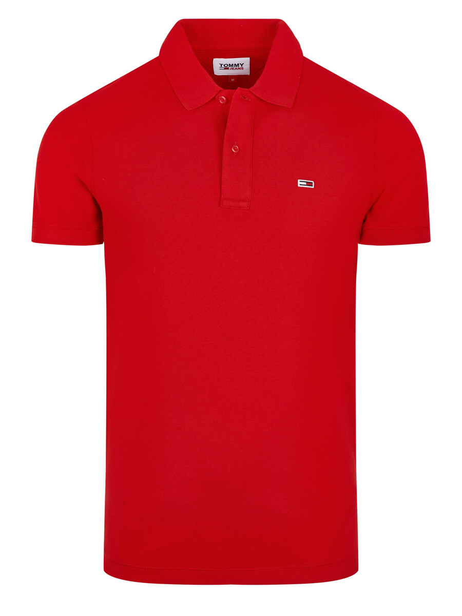 

Рубашка поло Tommy Hilfiger Jeans, красный