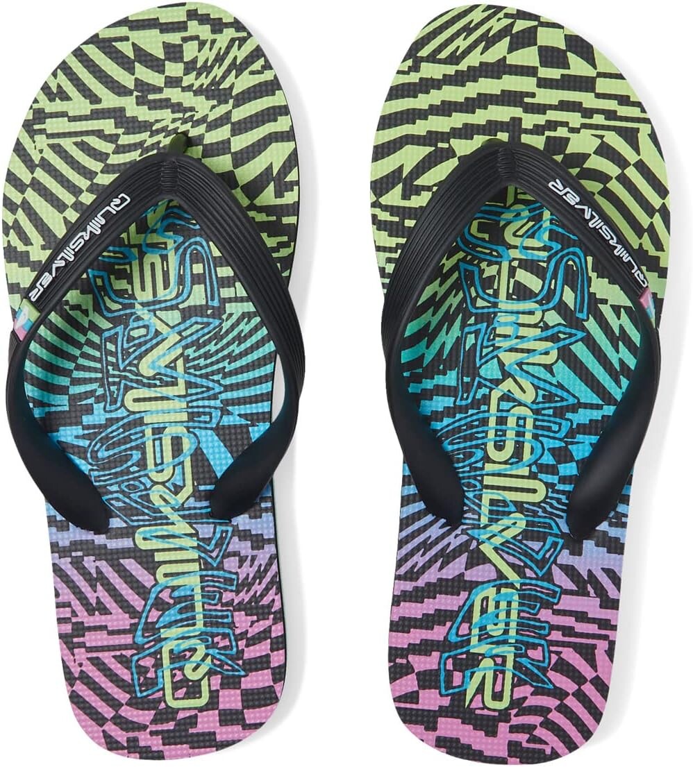 

Шлепанцы Molokai Art Quiksilver, цвет Black/Pink/Blue