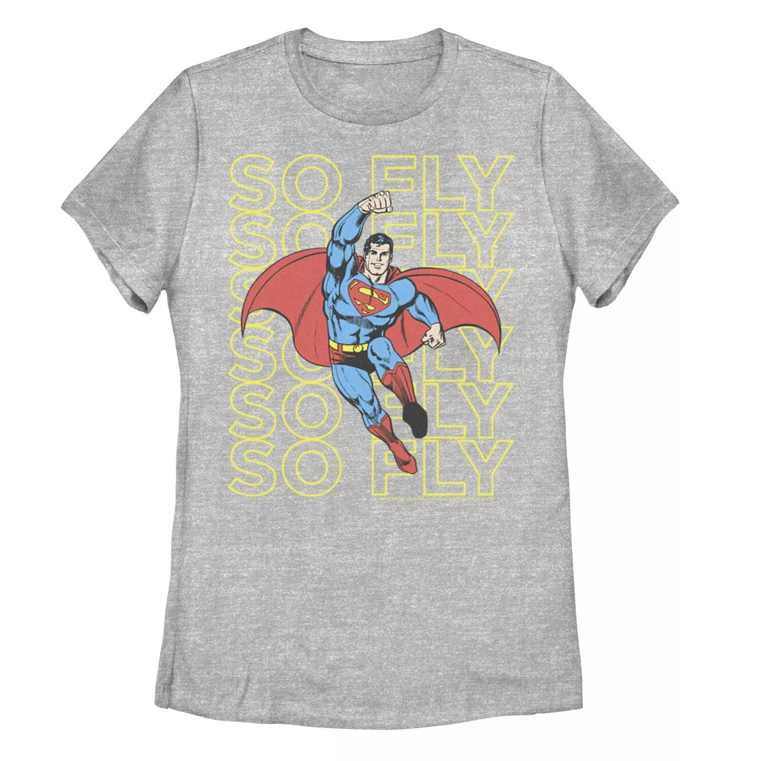 

Футболка с надписью DC Comics Superman "So Fly" для юниоров и графическим рисунком Licensed Character