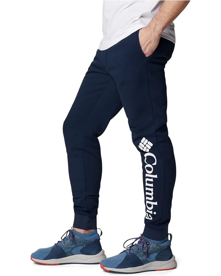 Брюки Columbia CSC Logo Fleece Joggers II, цвет Collegiate Navy/White брюки columbia columbia trek joggers цвет collegiate navy white