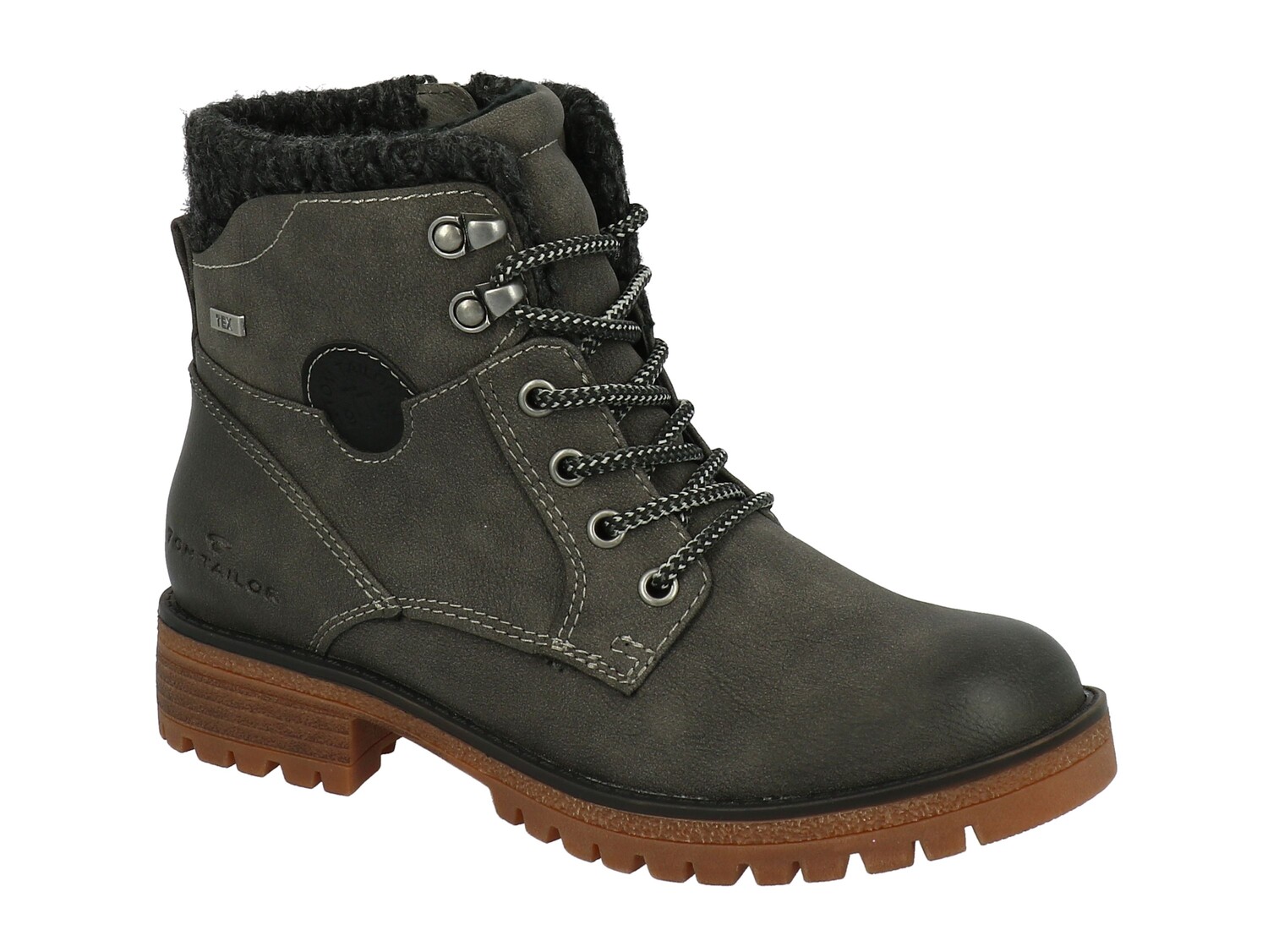 

Ботинки Tom Tailor Stiefel mit Warmfutter, серый
