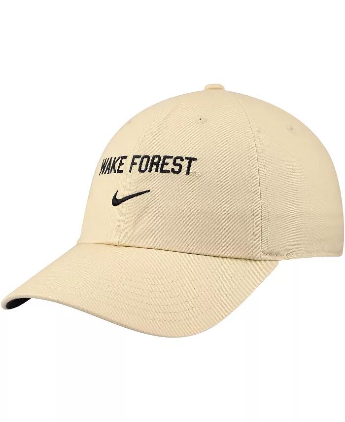 

Мужская регулируемая шапка Gold Wake Forest Demon Deacons 2024 Sideline Club Nike, золотой