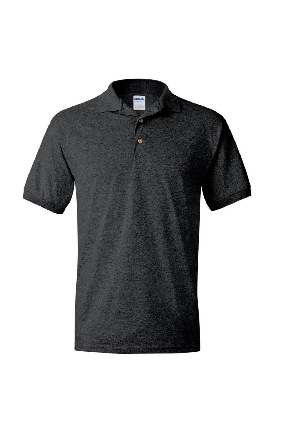 Рубашка поло из джерси DryBlend для взрослых с короткими рукавами Gildan, серый