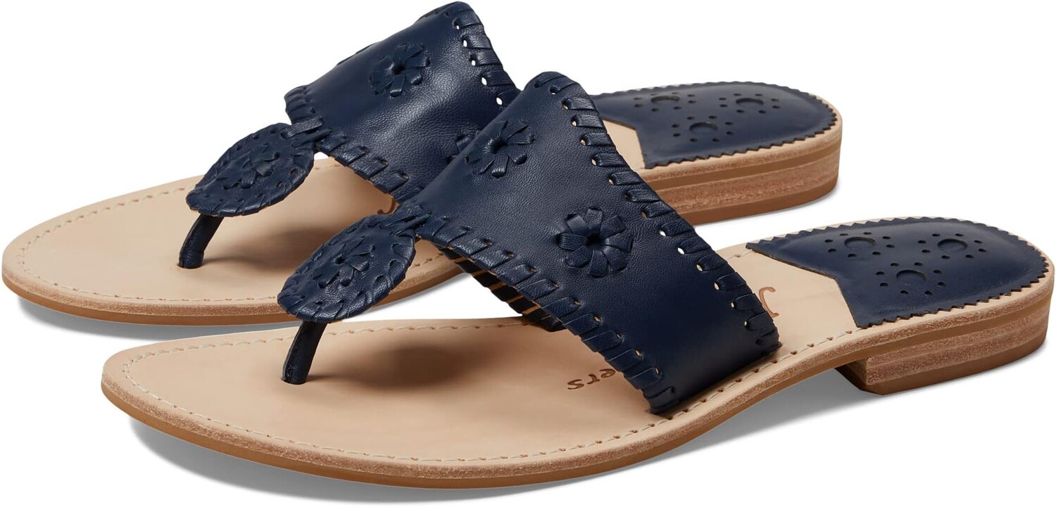 Шлепанцы Jacks Flat Sandal Wide Jack Rogers, цвет Midnight Navy/Midnight Navy