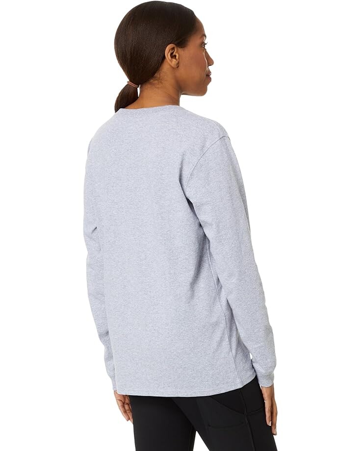 

Футболка Carhartt WK126 Workwear Pocket Long Sleeve T-Shirt, цвет Heather Gray