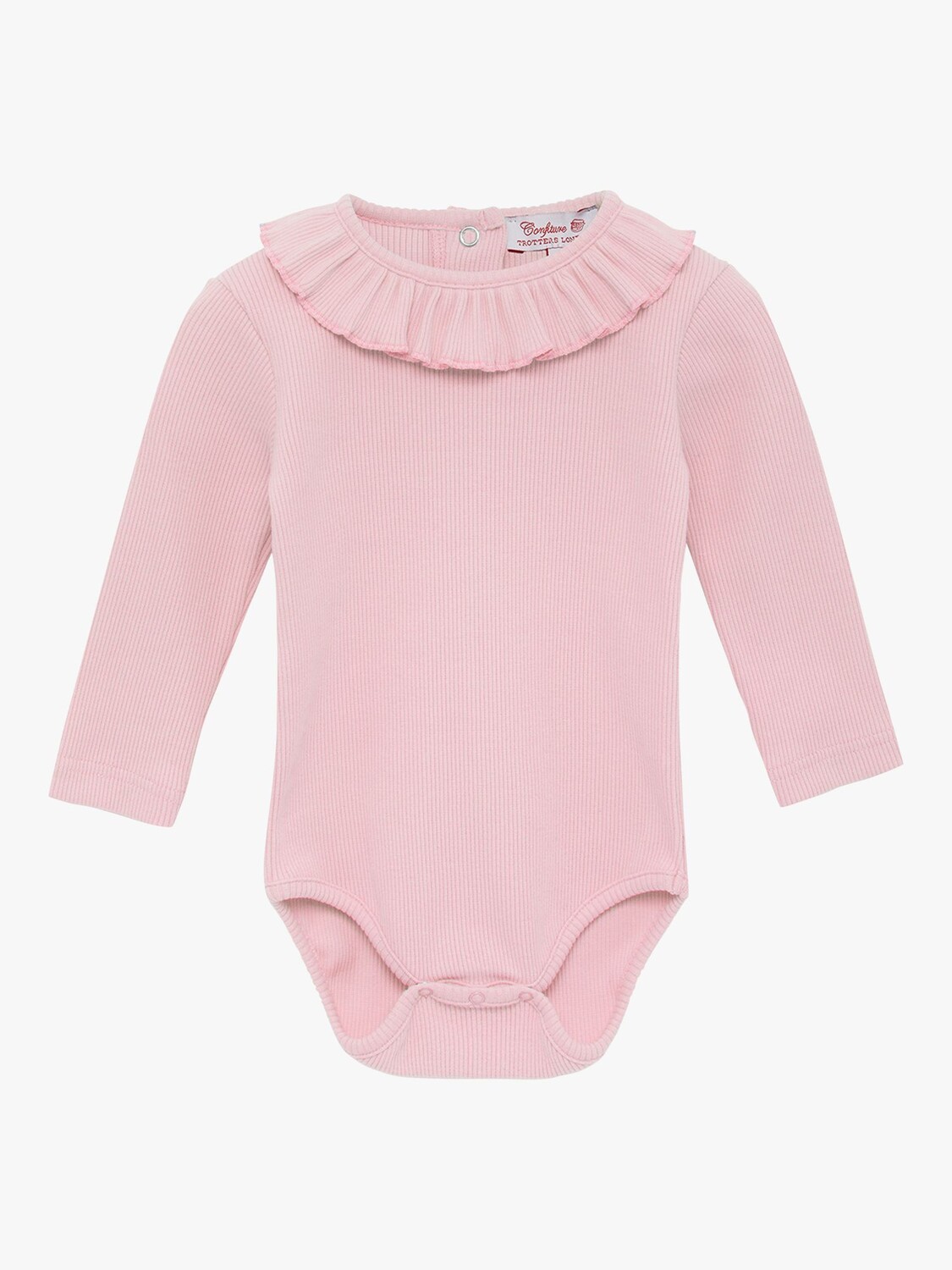 

Боди с воротником-стойкой Trotters Baby Grace Willow, пыльно-розовый