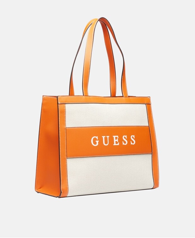

Сумка-тоут Guess, оранжевый