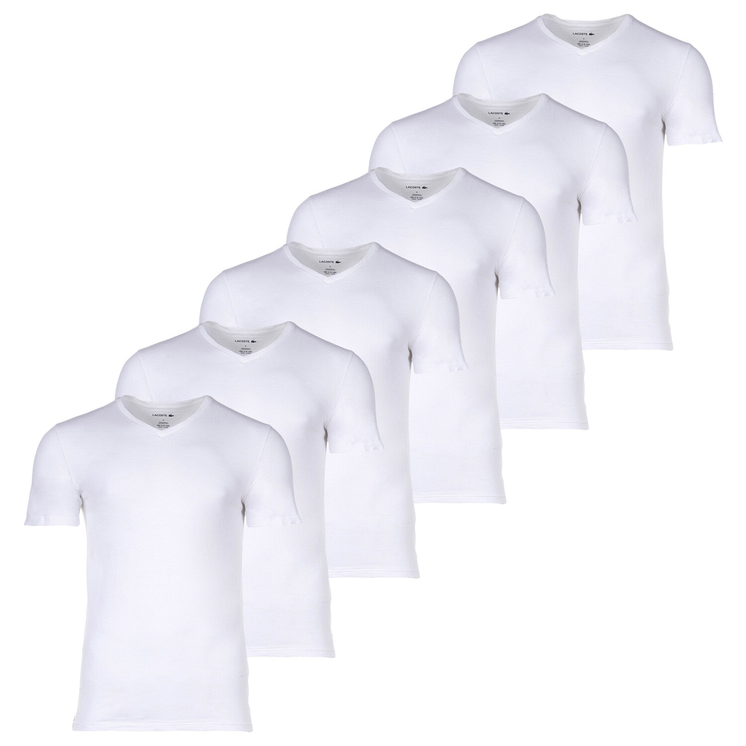 

Футболка Lacoste 6er Pack, белый