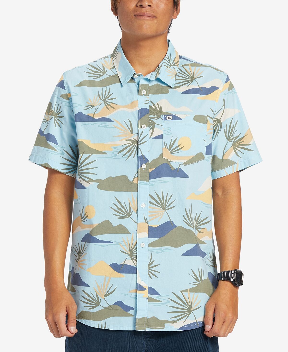 

Мужская рубашка с короткими рукавами Slow Dazed Quiksilver