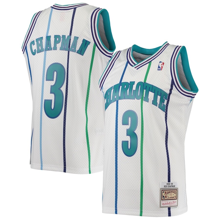 

Джерси Mitchell & Ness Charlotte Hornets, белый