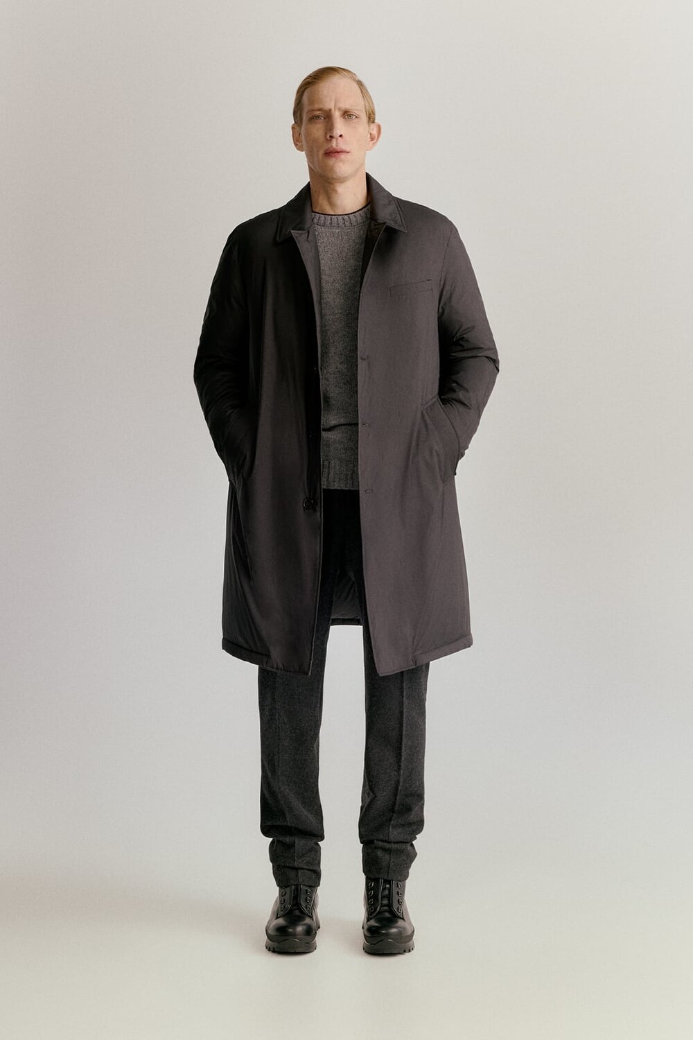 

Пуховик, ограниченный выпуск ZARA, черный