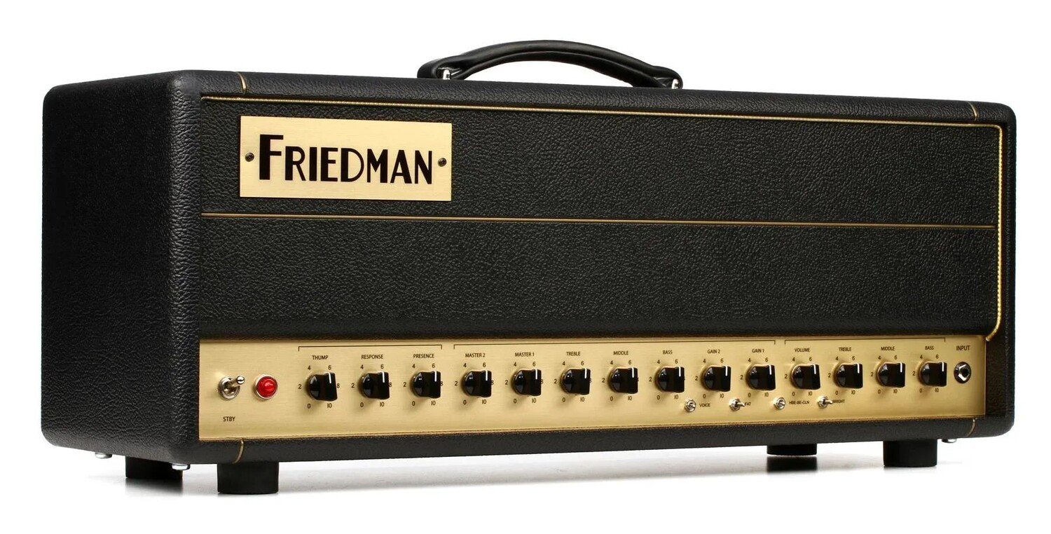 

Friedman BE-50 Deluxe 3-канальная ламповая головка мощностью 50 Вт