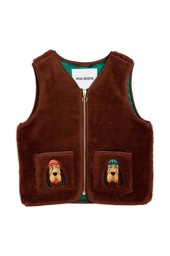 

Детский жилет Mini Rodini, коричневый