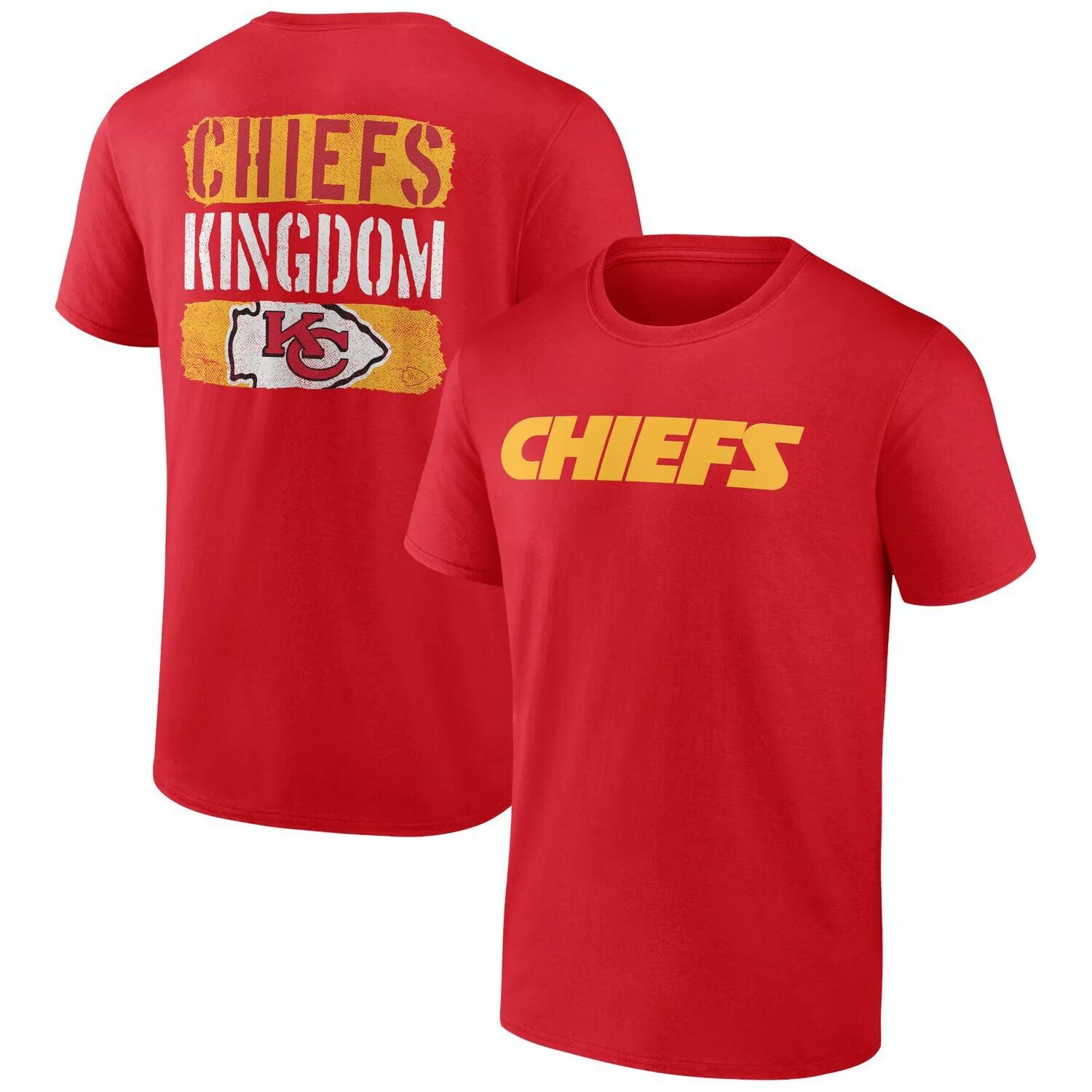 

Мужская красная двусторонняя футболка Kansas City Chiefs Big & Tall Profile, Красный