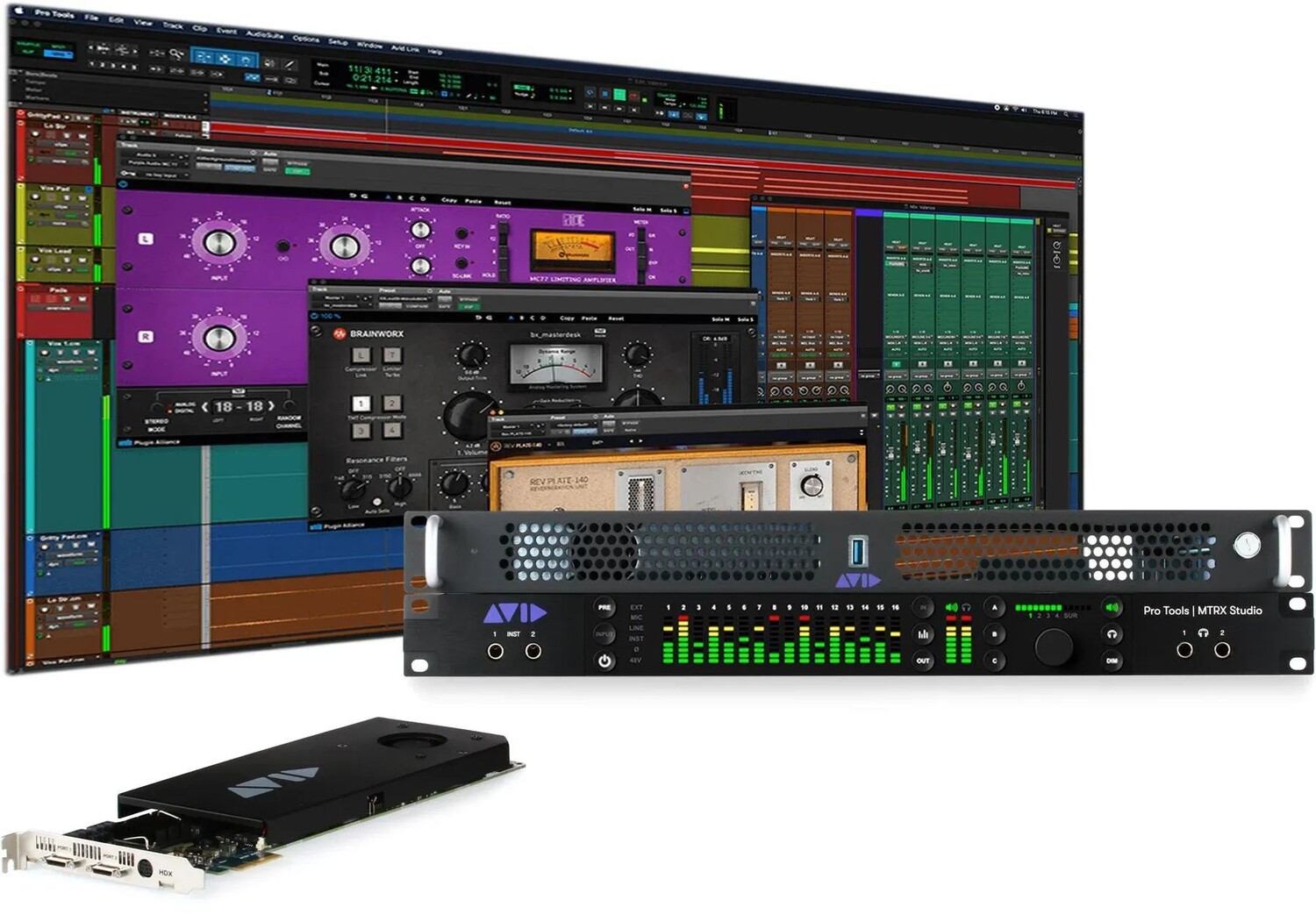 

Стоечная система Avid Pro Tools HDX Thunderbolt 3 MTRX Studio