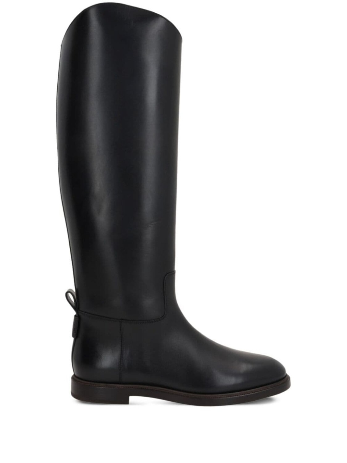 

Кожаные сапоги Brunello Cucinelli, черный
