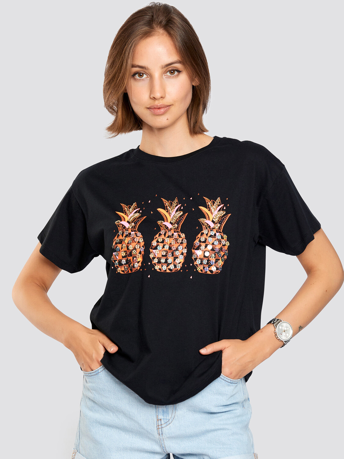 

Футболка Freshlions Ananas, черный