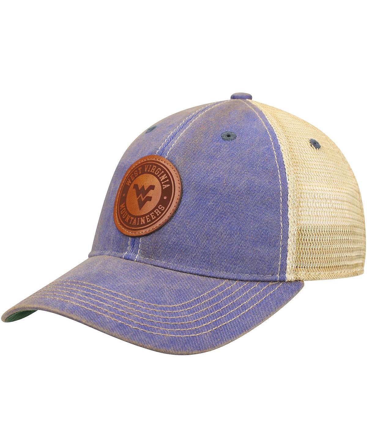 

Мужская темно-синяя бейсболка West Virginia Mountaineers Target Old Favorite Trucker Snapback Hat Legacy Athletic