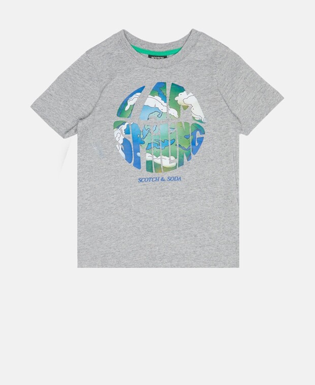 

Футболка органик Scotch & Soda, серый