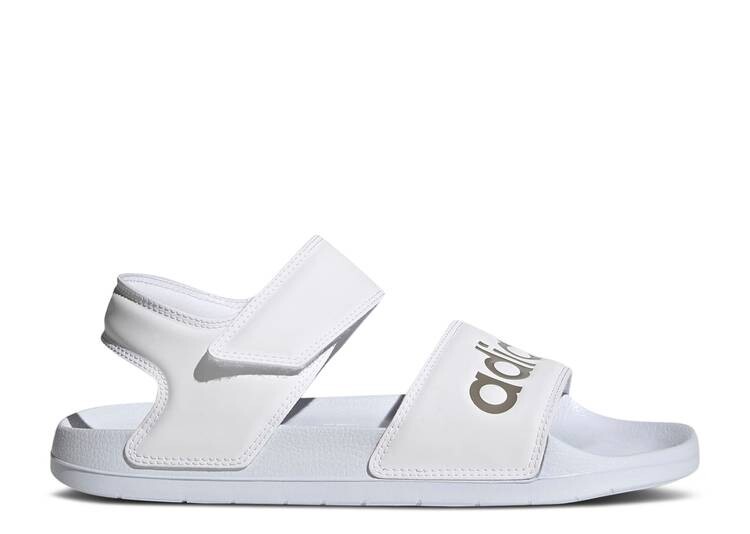 

Кроссовки Adidas WMNS ADILETTE SANDAL 'WHITE CHAMPAGNE METALLIC', белый
