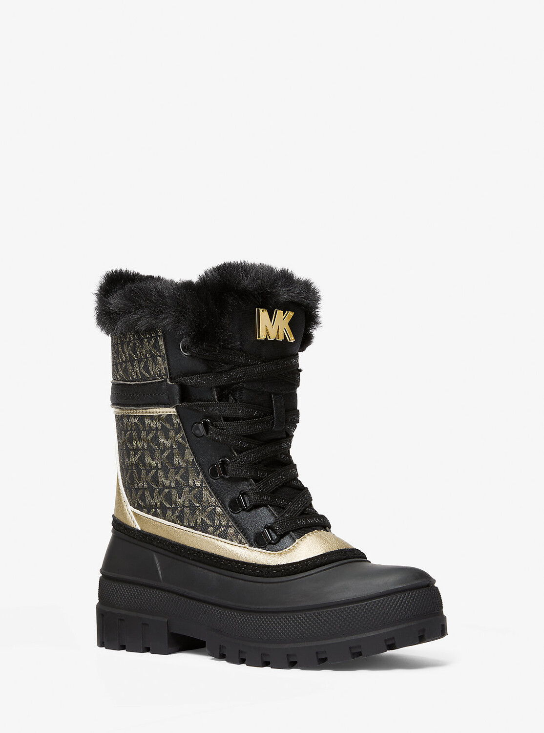 

Ботинки с металлизированным логотипом Ozzie Michael Kors, желтый