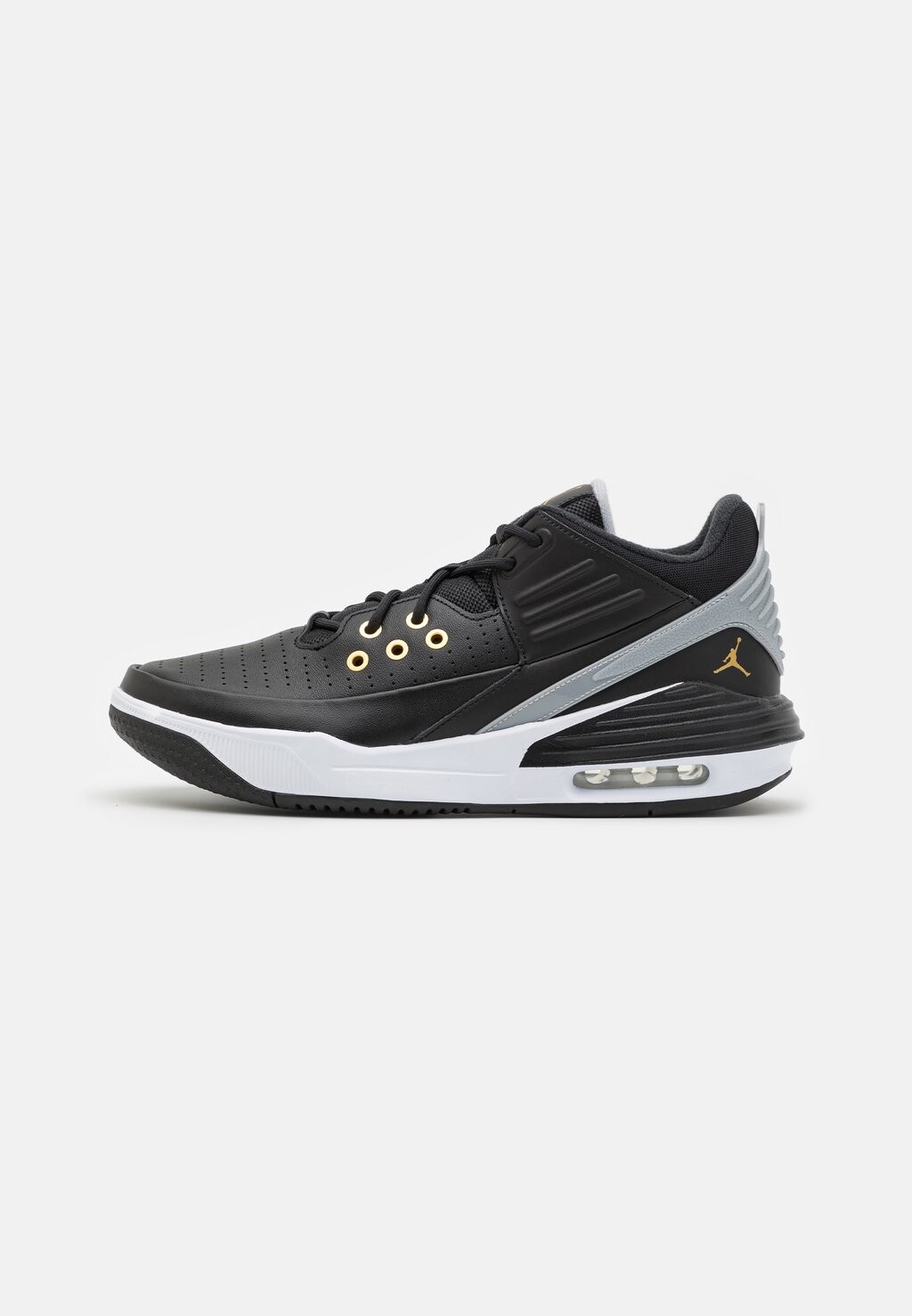 

Низкие кроссовки Jordan Max Aura 5 Jordan, цвет black/metallic gold/white/wolf grey