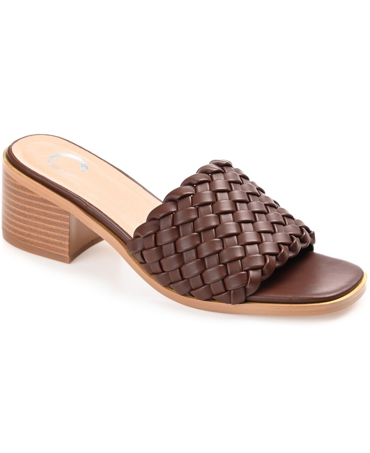

Женские плетеные сандалии Fylicia Journee Collection, коричневый