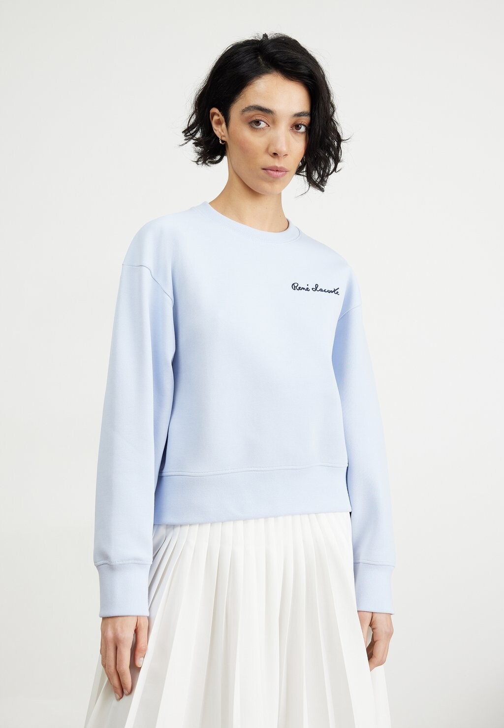

Толстовка с капюшоном Lacoste, светло-синий