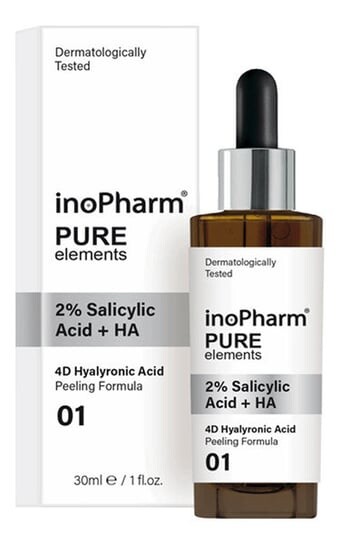 

ИноФарм, Пилинг для лица с 2% салициловой и гиалуроновой кислотой, 30 мл, InoPharm