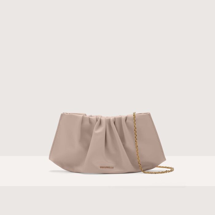 

Клатч из гладкой кожи Coccinelle DRAP SMOOTH SMALL, розовый